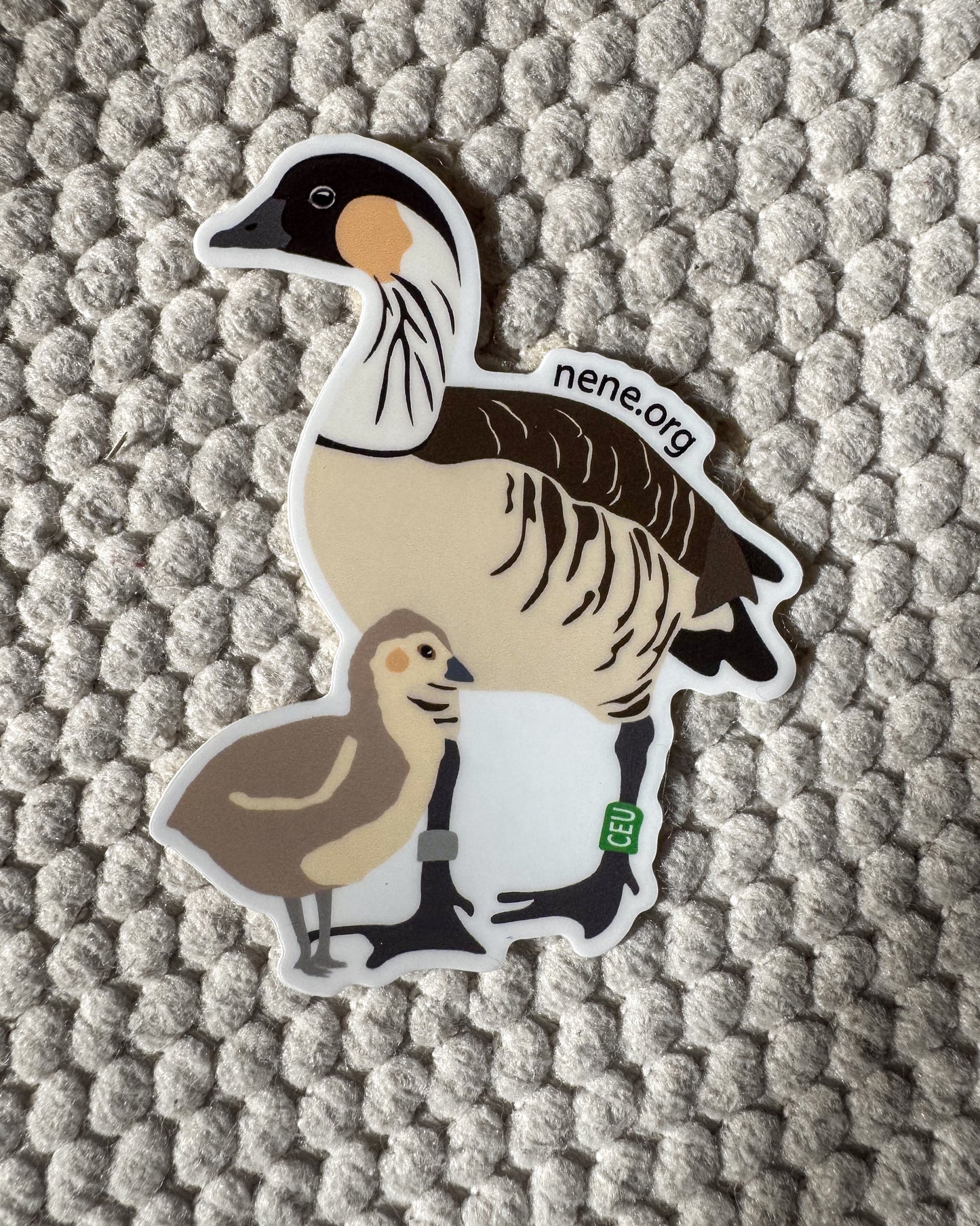 Mama and Gosling Sticker